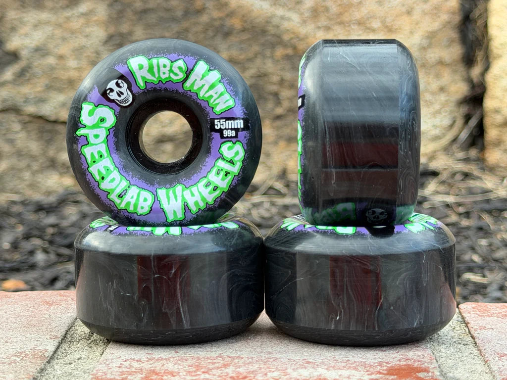 Speedlab Ribs Man 55mm 99A - Black Smoke