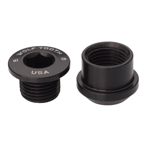 Wolf Tooth 1x Chainring Bolt Set - 6mm, Dual Hex Fittings, Set/5