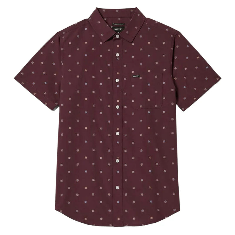 Brixton Charter Print S/S WVN