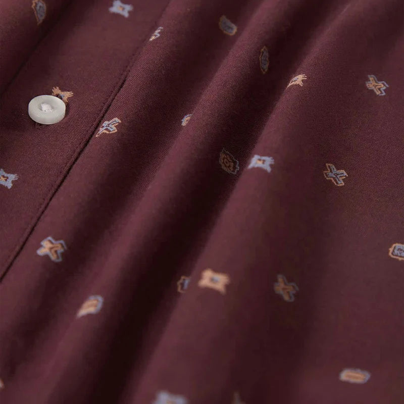 Brixton Charter Print S/S WVN