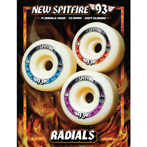 Spitfire F4 93A Radial Soft Sliders Natural Wheels