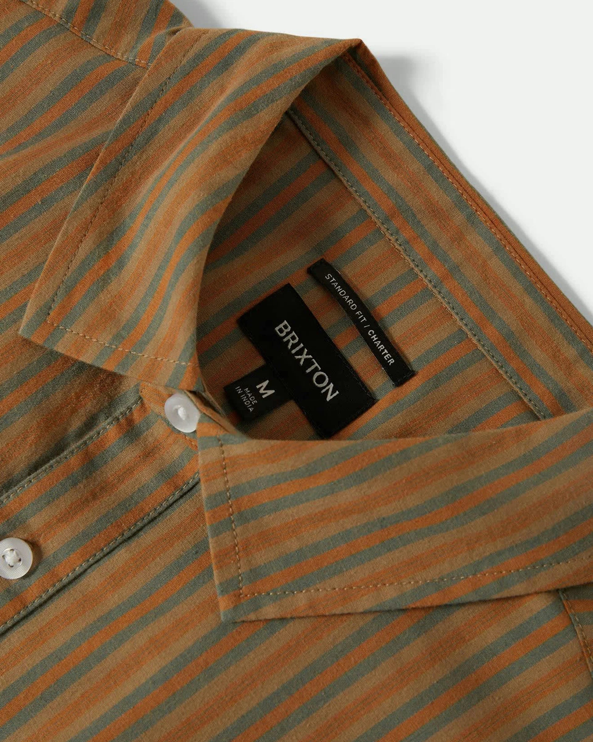 Brixton Charter Stripe S/S WVN