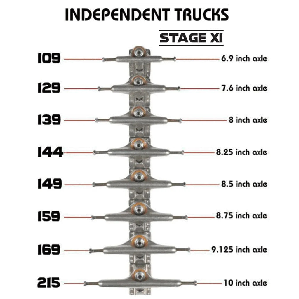 Independent Stage 11 Blackout Standard Trucks