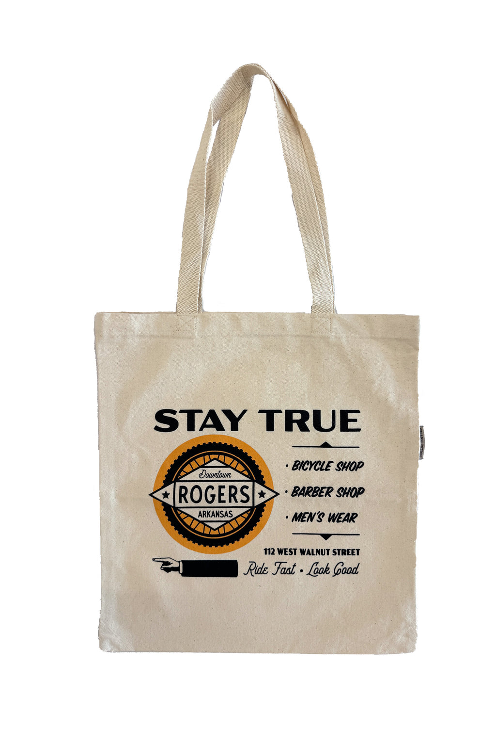 Stay True Canvas Tote Bag