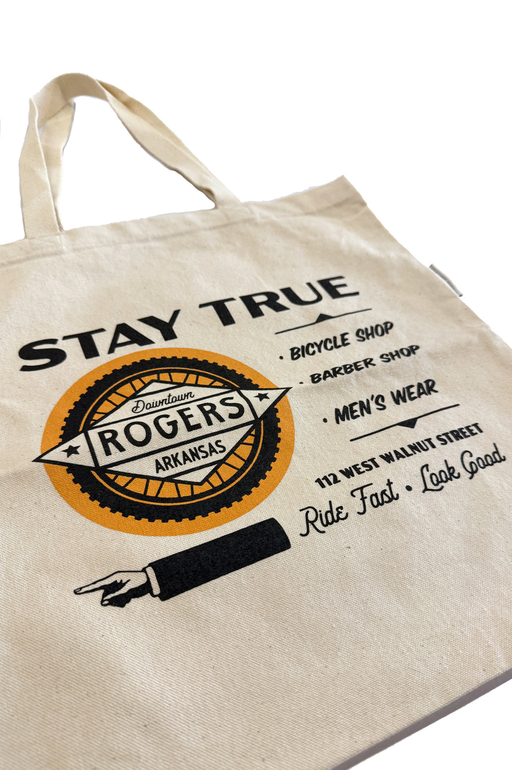 Stay True Canvas Tote Bag