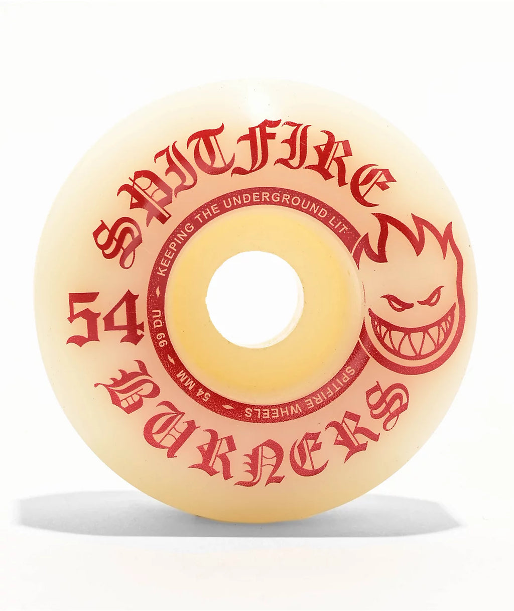 Spitfire Burner 54mm 99a Skateboard Wheels
