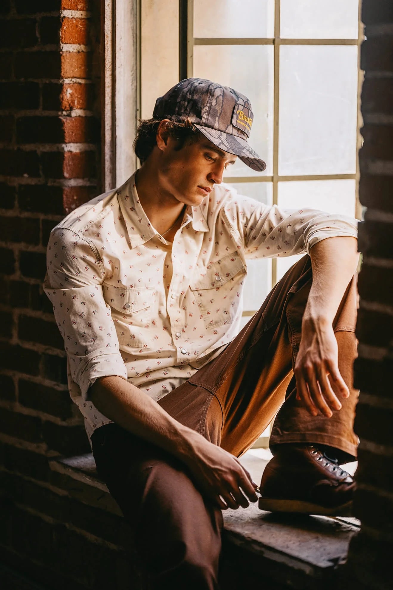 Brixton Grade HP Snapback Hat