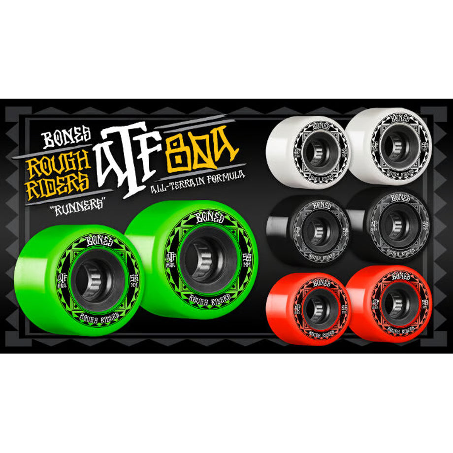 Bones ATF Rough Rider Runners 4pk