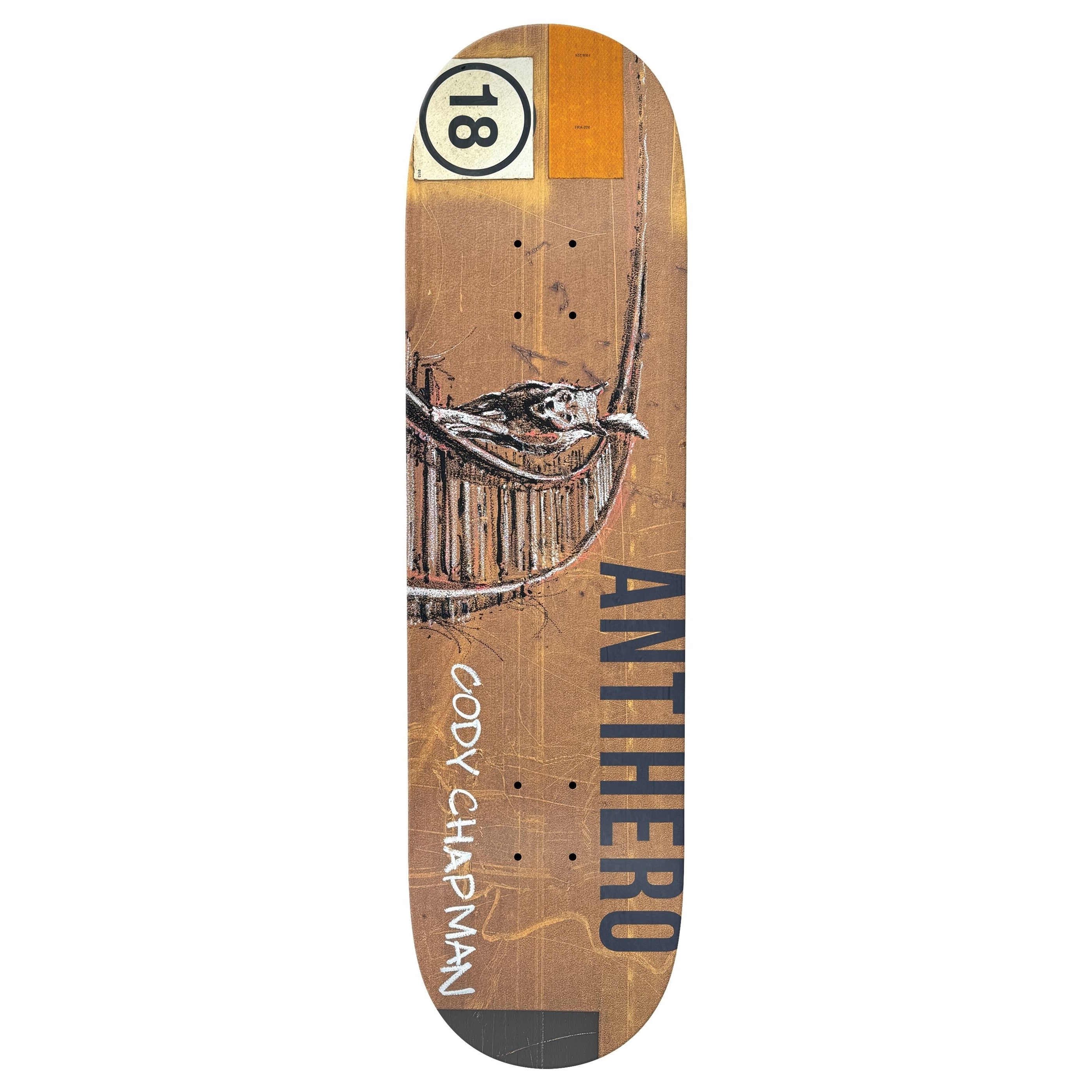 ANTI HERO Chapman Intermodal Deck - 8.5"
