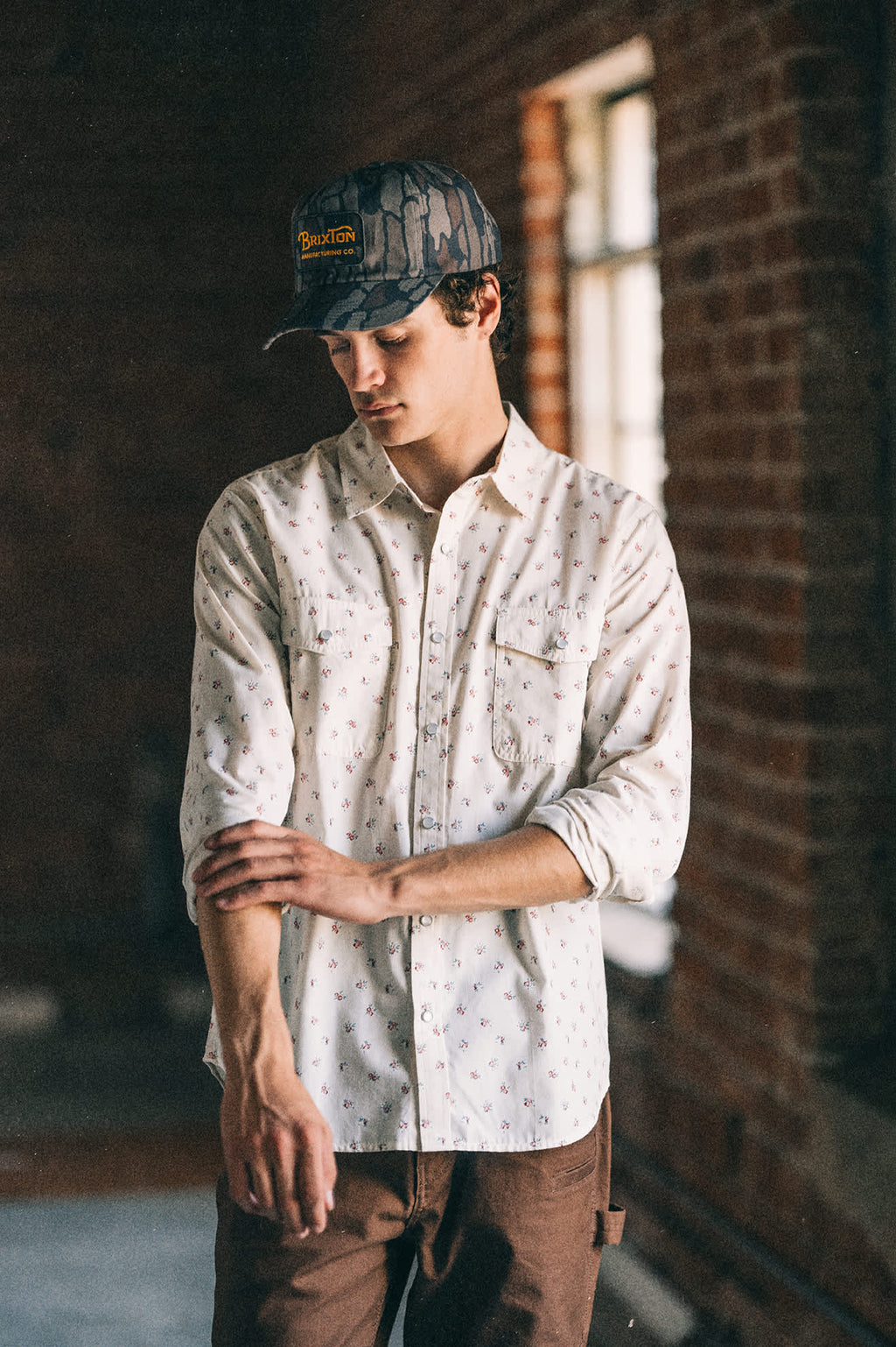 Brixton Grade HP Snapback Hat